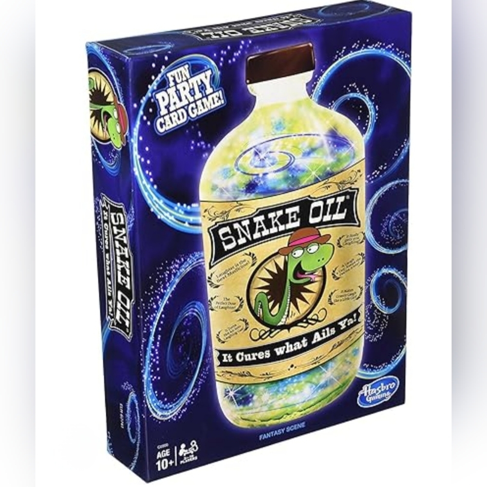 Snake Oil Board Game Mensa Award-Winning, By Hasboro